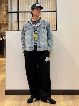 「BACK NUMBER（バックナンバー）のアイテム（キャップ）」を使った、Right-on  よしきさん（メンズ・175cm）の秋コーディネート