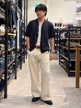 「BACK NUMBER（バックナンバー）のアイテム（パンツ）」を使った、Right-on  よしきさん（メンズ・175cm）の夏コーディネート