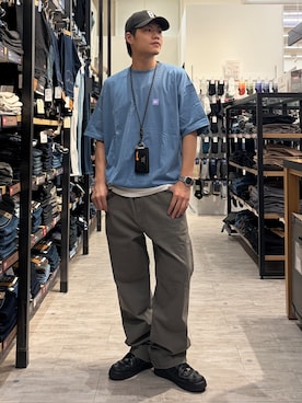 「BACK NUMBER（バックナンバー）のアイテム（帽子）」を使った、Right-on  よしきさん（メンズ・175cm）の夏コーディネート