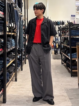 「BACK NUMBER（バックナンバー）のアイテム（パンツ）」を使った、Right-on  よしきさん（メンズ・175cm）の夏コーディネート