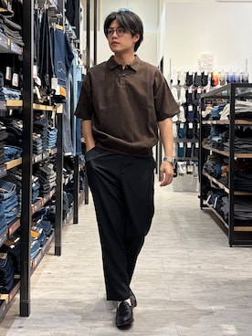 「BACK NUMBER（バックナンバー）のアイテム（パンツ）」を使った、Right-on  よしきさん（メンズ・175cm）の夏コーディネート
