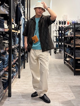 「BACK NUMBER（バックナンバー）のアイテム（帽子）」を使った、Right-on  よしきさん（メンズ・175cm）の夏コーディネート