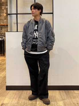 「BACK NUMBER（バックナンバー）のアイテム」を使った、Right-on  よしきさん（メンズ・175cm）の秋コーディネート