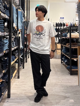 「EDWIN（エドウィン）のアイテム」を使った、Right-on  よしきさん（メンズ・175cm）の夏コーディネート