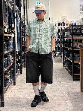 「BACK NUMBER（バックナンバー）のアイテム（帽子）」を使った、Right-on  よしきさん（メンズ・175cm）の夏コーディネート