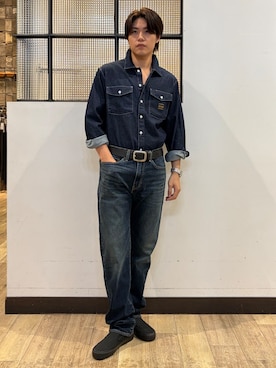 「Levi's（リーバイス）のアイテム（トップス）」を使った、Right-on  よしきさん（メンズ・175cm）の秋コーディネート