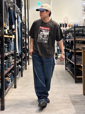 「BACK NUMBER（バックナンバー）のアイテム（帽子）」を使った、Right-on  よしきさん（メンズ・175cm）の夏コーディネート