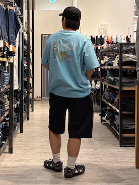 「BACK NUMBER（バックナンバー）のアイテム（帽子）」を使った、Right-on  よしきさん（メンズ・175cm）の夏コーディネート