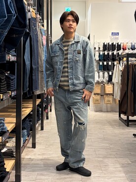 「Levi's（リーバイス）のアイテム（ジャケット/アウター）」を使った、Right-on  よしきさん（メンズ・175cm）の夏コーディネート