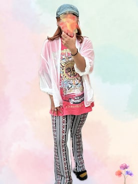 「H&M（エイチ・アンド・エム）のアイテム」を使った、maririnさん（レディース・158cm）の夏コーディネート