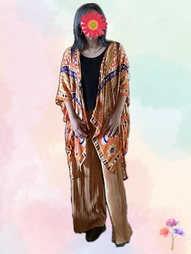 「チャイハネ（チャイハネ）のアイテム（トップス）」を使った、maririnさん（レディース・158cm）の夏コーディネート