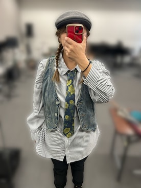 「ハンチング」｜maririnさん（レディース・158cm）の春コーディネート