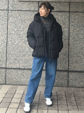 「Pyrenex（ピレネックス）のアイテム」を使った、maimai158さん（レディース・158cm）の秋コーディネート