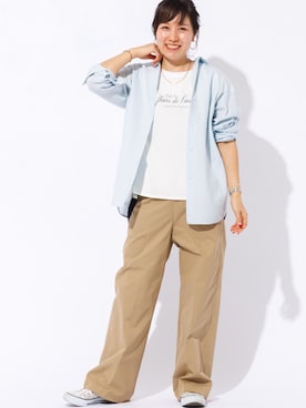 「TICCA（ティッカ）のアイテム（トップス）」を使った、maimai158さん（レディース・158cm）の春コーディネート