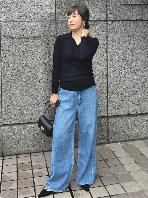 upper hights/アッパーハイツ】THE LARA ワイドストレートデニム