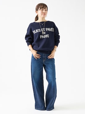 motti様C4847 ロゴニット×パンツコーデ ロゴニット×パンツコーデ（sold out） | FITTING LOG