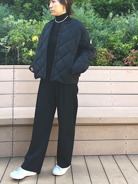 「Pyrenex（ピレネックス）のアイテム」を使った、maimai158さん（レディース・158cm）の春コーディネート