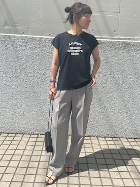 「TICCA（ティッカ）のアイテム」を使った、maimai158さん（レディース・158cm）の春コーディネート