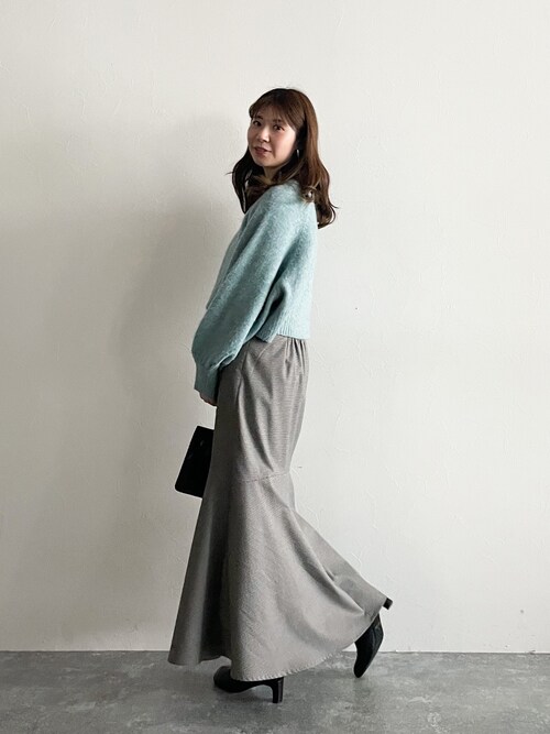 Mysty Woman 本部ｍｉｙｕさんのニット セーターを使ったコーディネート Zozotown