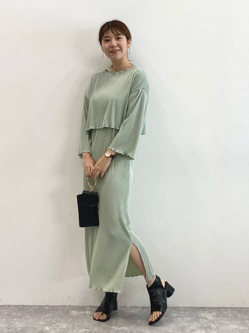Mysty Woman 本部miyuさんのワンピースを使ったコーディネート Zozotown Mysty Woman 本部miyuさんのワンピースを使ったコーディネート Zozotown