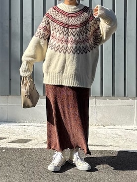 machikoさん（レディース・155cm）の冬コーディネート