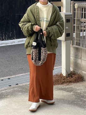 「CASPER JOHN（キャスパージョン）のアイテム」を使った、machikoさん（レディース・155cm）の冬コーディネート