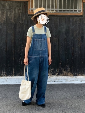 「UNIQLO U」｜machikoさん（レディース・155cm）の夏コーディネート