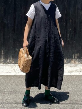 無印良品 ムジルシリョウヒン のワンピース ドレスを使った人気ファッションコーディネート Wear