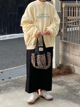 「CASPER JOHN（キャスパージョン）のアイテム」を使った、machikoさん（レディース・155cm）の冬コーディネート