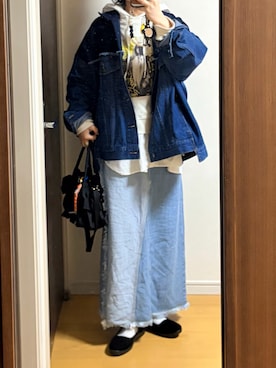 「Lee（リー）のアイテム」を使った、machikoさん（レディース・155cm）の春コーディネート