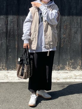 「CASPER JOHN（キャスパージョン）のアイテム」を使った、machikoさん（レディース・155cm）の春コーディネート