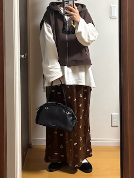 「LEPSIM（レプシィム）のアイテム」を使った、machikoさん（レディース・155cm）の秋コーディネート