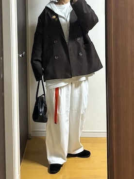 「coen（コーエン）のアイテム」を使った、machikoさん（レディース・155cm）の冬コーディネート