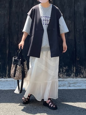 machikoさん（レディース・155cm）の春コーディネート