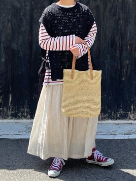 machikoさん（レディース・155cm）の春コーディネート