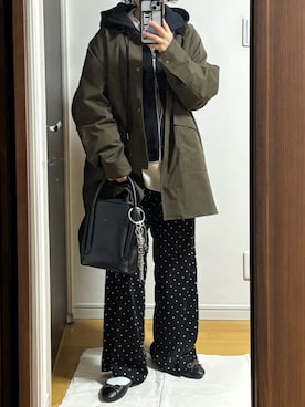 「Libra Cue（リブラ キュー）のアイテム（パンツ）」を使った、machikoさん（レディース・155cm）の冬コーディネート