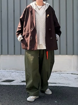 machikoさん（レディース・155cm）の春コーディネート