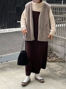 machikoさん（レディース・155cm）の冬コーディネート