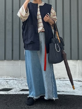 machikoさん（骨格ウェーブ・レディース・155cm）の秋コーディネート