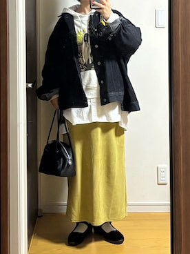 「studio CLIP（スタディオクリップ）のアイテム」を使った、machikoさん（レディース・155cm）の冬コーディネート