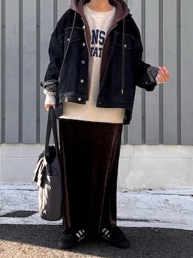 「CIAOPANIC TYPY（チャオパニックティピー）のアイテム」を使った、machikoさん（骨格ウェーブ・レディース・155cm）の秋コーディネート