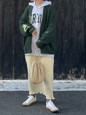 「CASPER JOHN（キャスパージョン）のアイテム」を使った、machikoさん（レディース・155cm）の春コーディネート