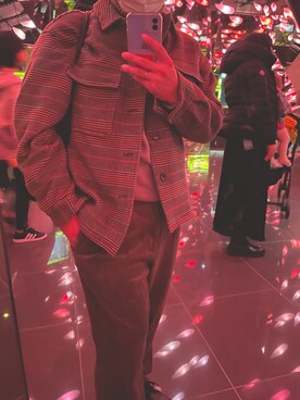 「UNITED ARROWS（ユナイテッドアローズ）のアイテム（その他アウター）」を使った、saiさん（メンズ・167cm）の冬コーディネート
