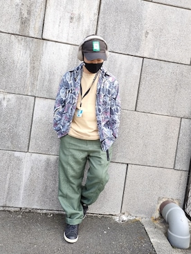 ©︎hiviGさん（メンズ・160cm）の春コーディネート