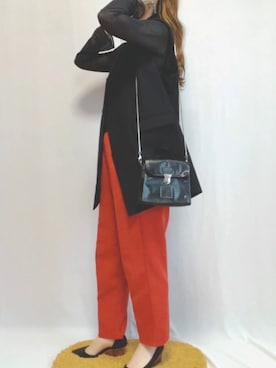 「EDT（イーディーティー）のアイテム」を使った、pi𓂃ˊ˗さん（レディース・152cm）の春コーディネート