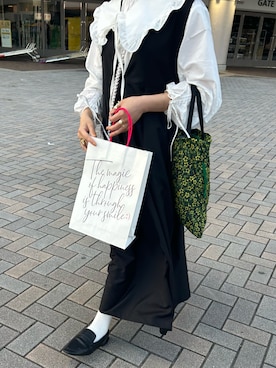 「カチューシャコーデ」｜杏さん（レディース・150cm）の春コーディネート