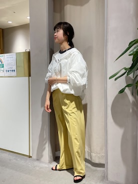 「SHENERY（シーナリー）のアイテム（ブルゾン）」を使った、rionaさん（レディース・158cm）の春コーディネート