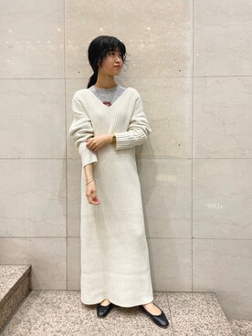 rionaさん（レディース・158cm）の冬コーディネート