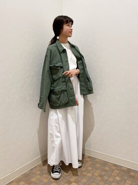 「SHENERY（シーナリー）のアイテム（ブルゾン）」を使った、rionaさん（レディース・158cm）の冬コーディネート