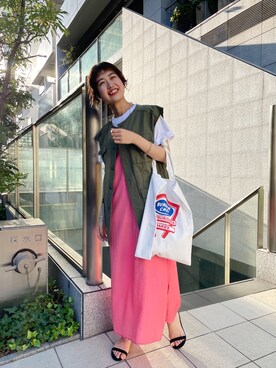 rionaさん（レディース・158cm）の夏コーディネート